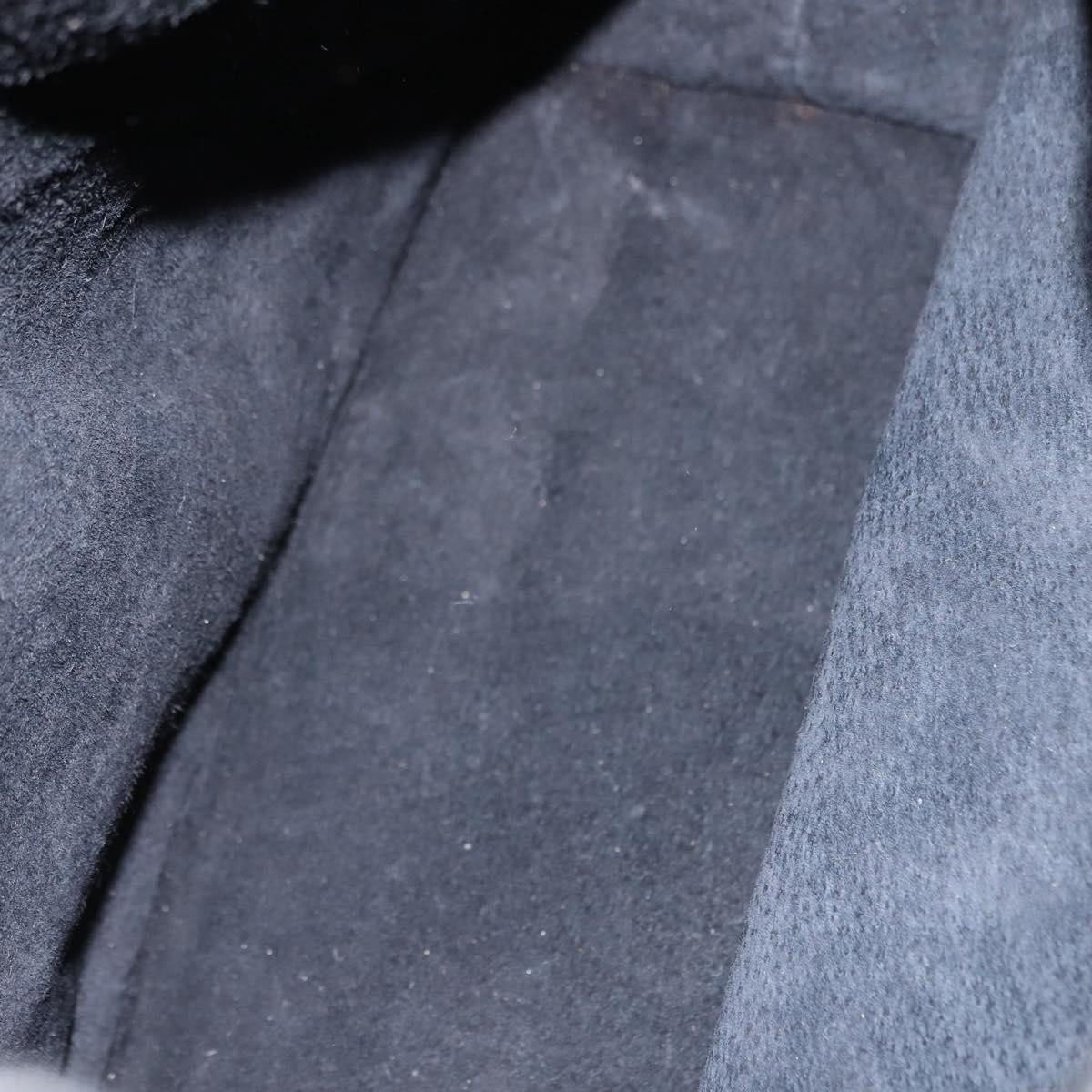 Gucci Gucci Vintage Drawstring Shoulder Bag Leather Zwart