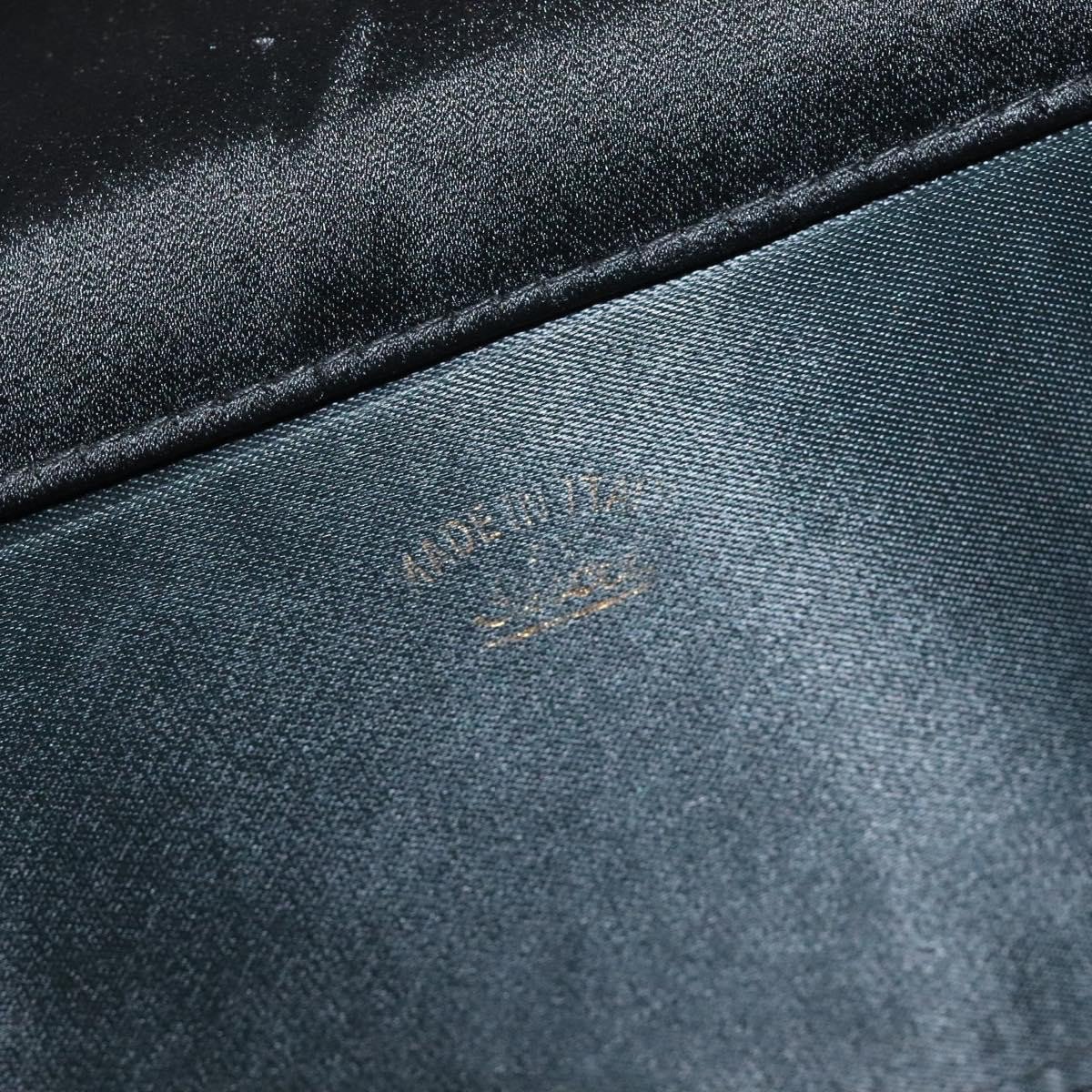 Gucci Vintage Flap Velvet Zwart