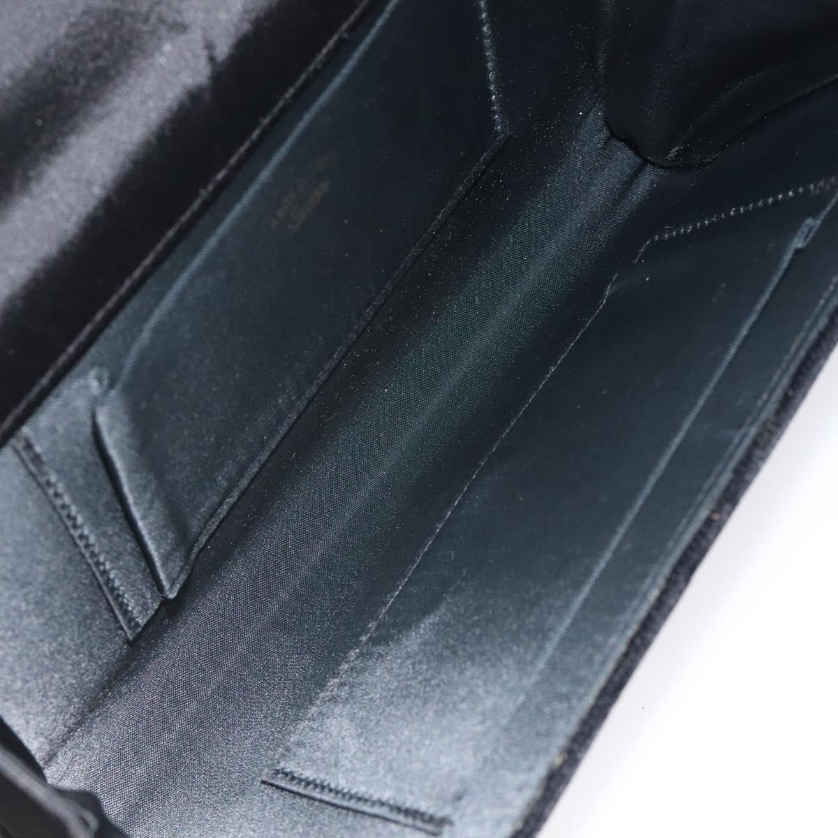 Gucci Vintage Flap Velvet Zwart