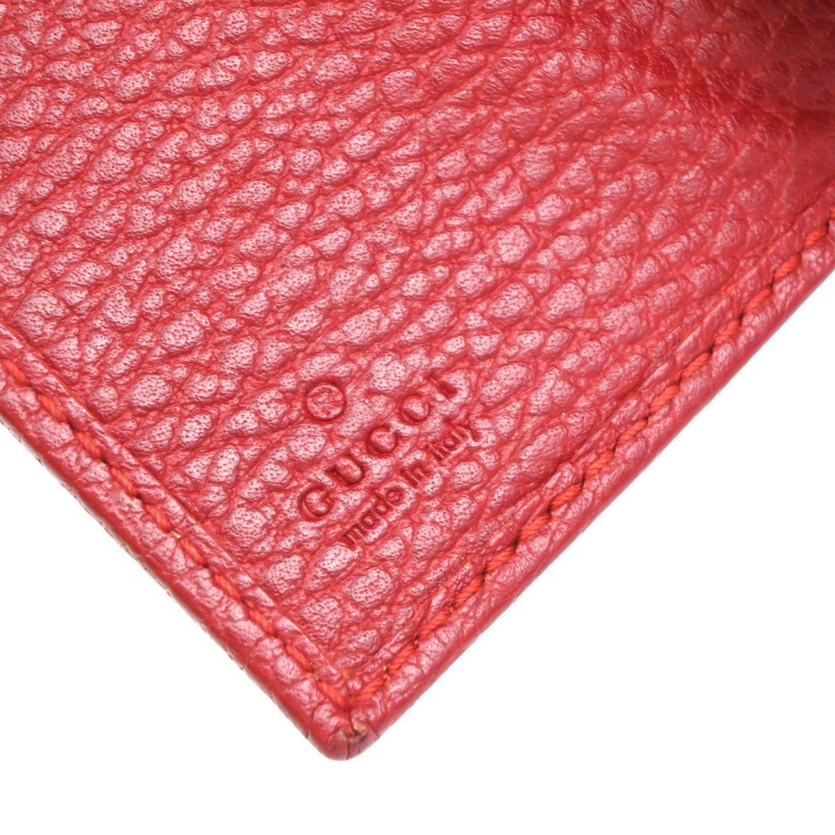 Gucci Gucci GG Marmont Wallet Leather Compact Rood