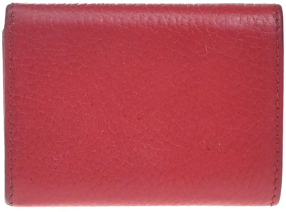 Gucci Gucci GG Marmont Wallet Leather Compact Rood