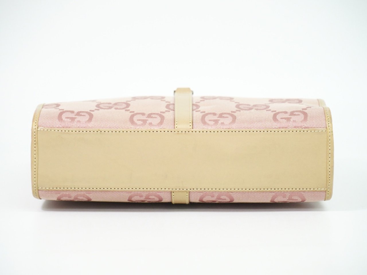 Gucci Gucci Jackie 1961 Tote GG Denim and Leather Small Roze