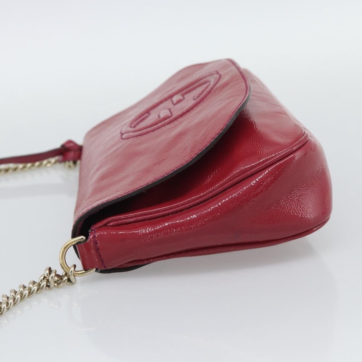 Gucci Soho Chain Patent Medium Roze