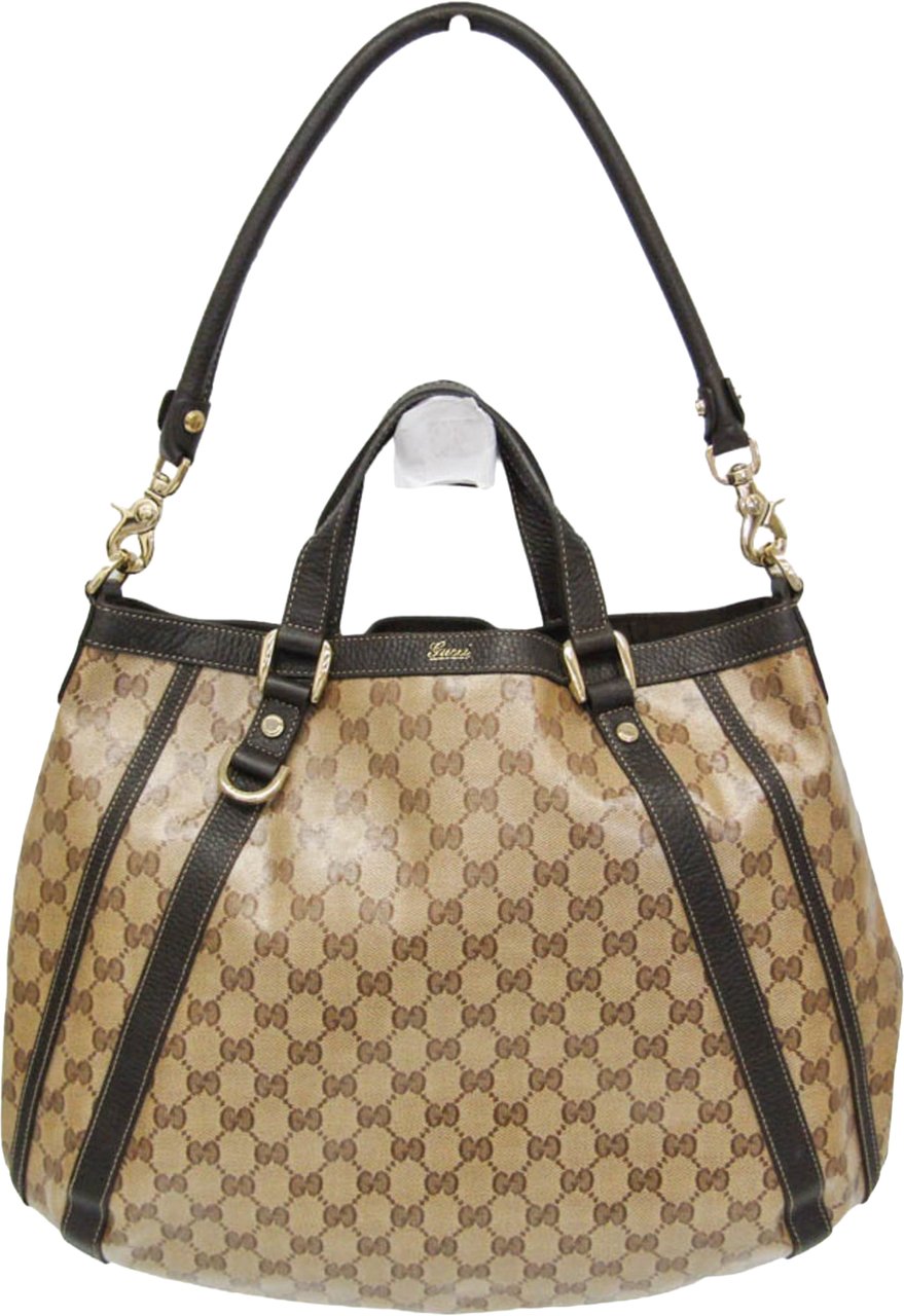 Gucci Abbey D-ring convertible Monogram GG crystal Beige
