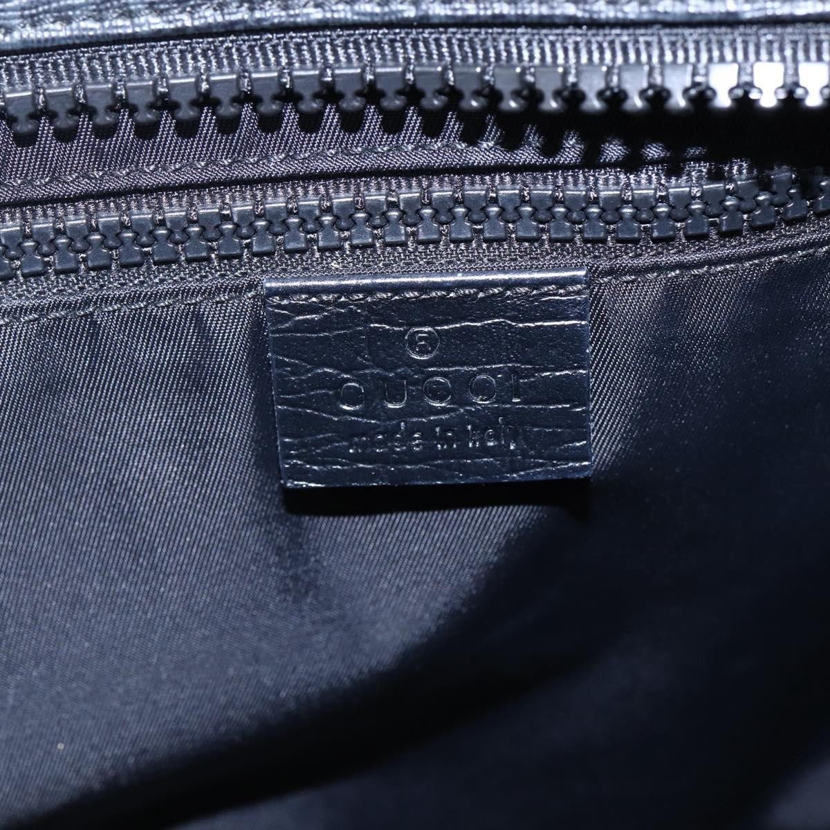 Gucci Gucci Convertible Zip Tote GG Canvas Large Zwart