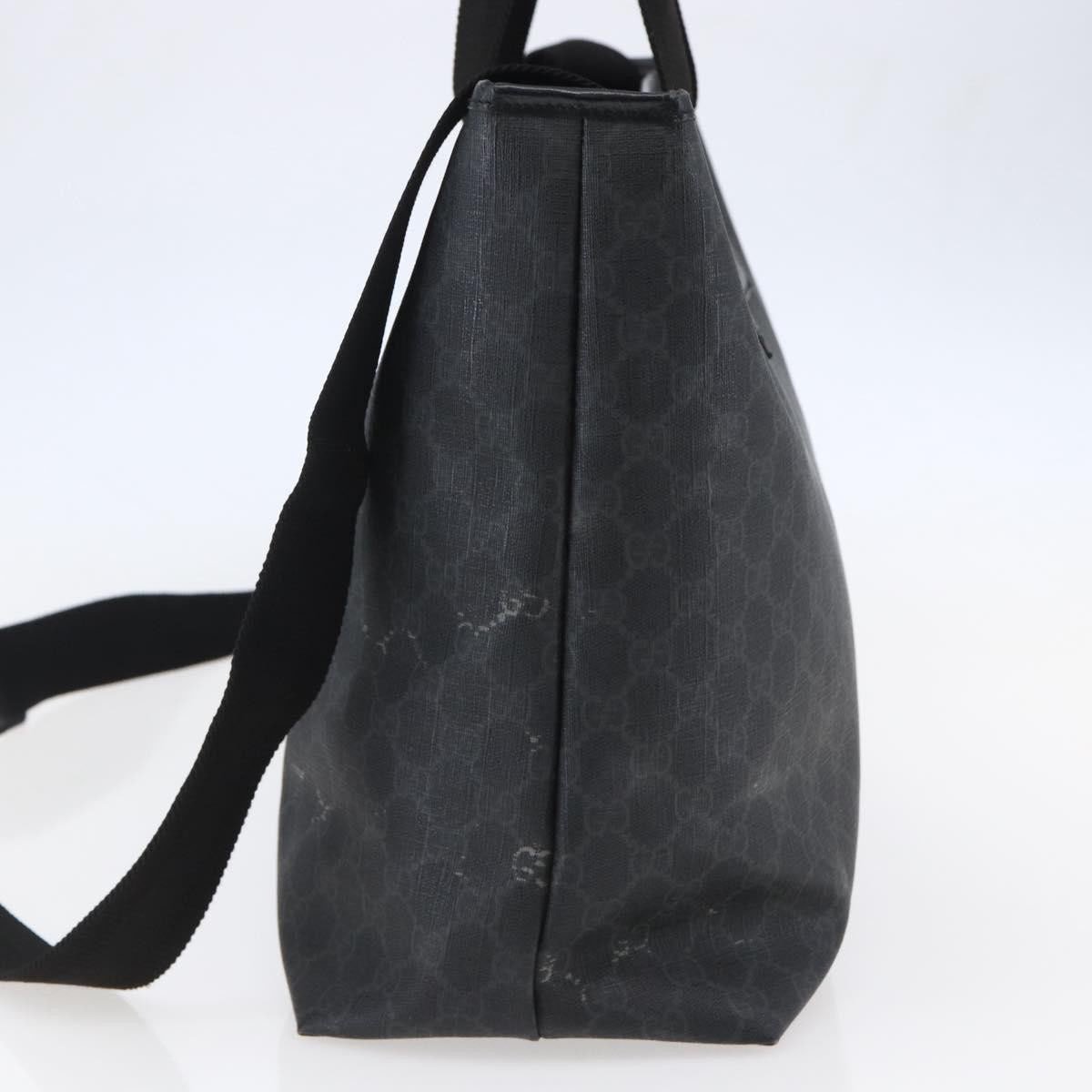 Gucci Gucci Convertible Zip Tote GG Canvas Large Zwart