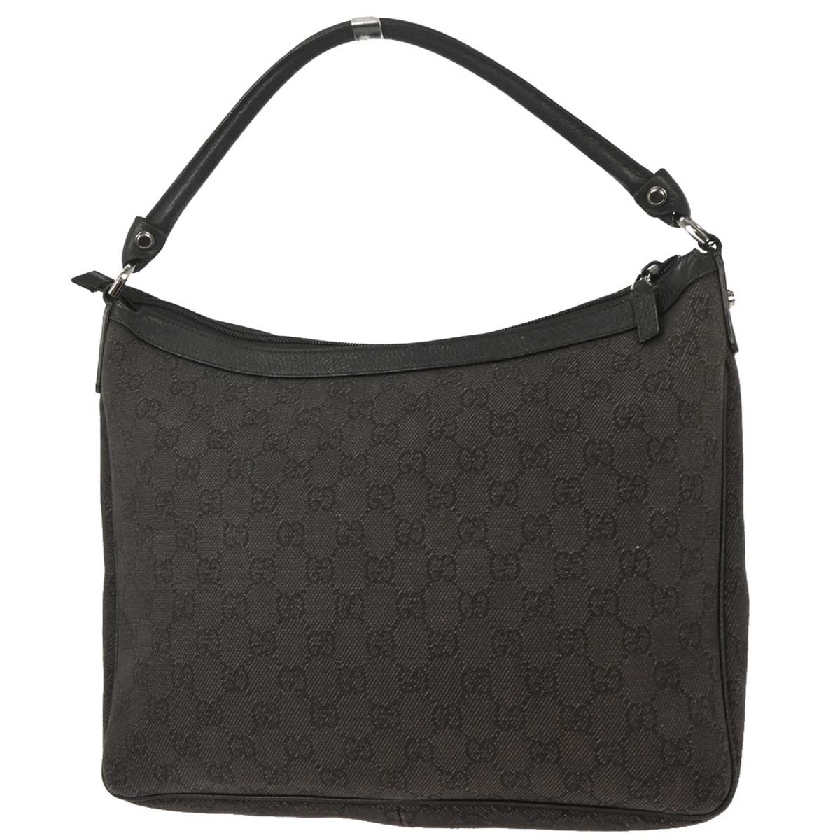 Gucci Gucci Abbey Pocket Hobo GG Canvas Medium Grijs