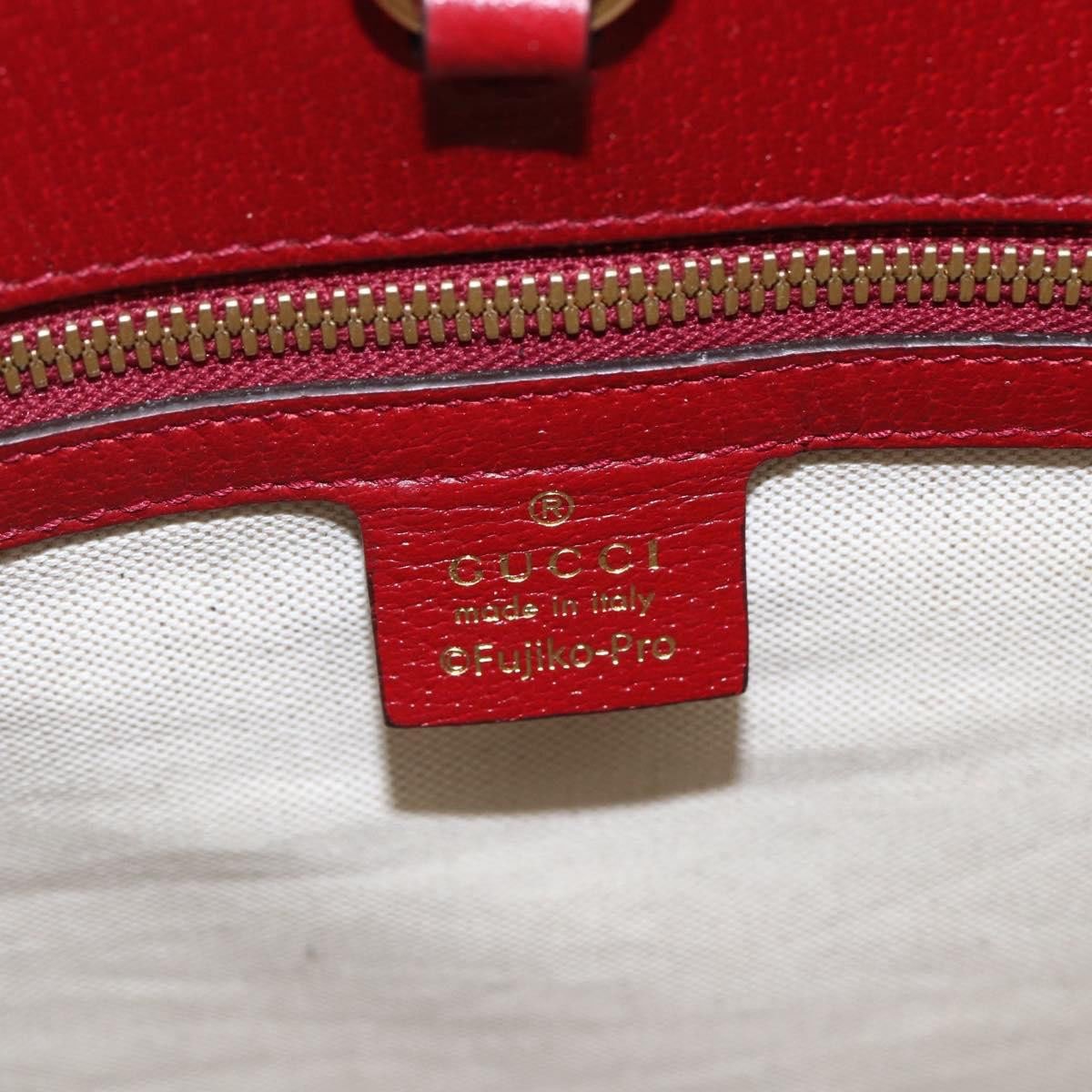 Gucci Gucci Doraemon Tote Printed Mini GG Coated Canvas Large Beige