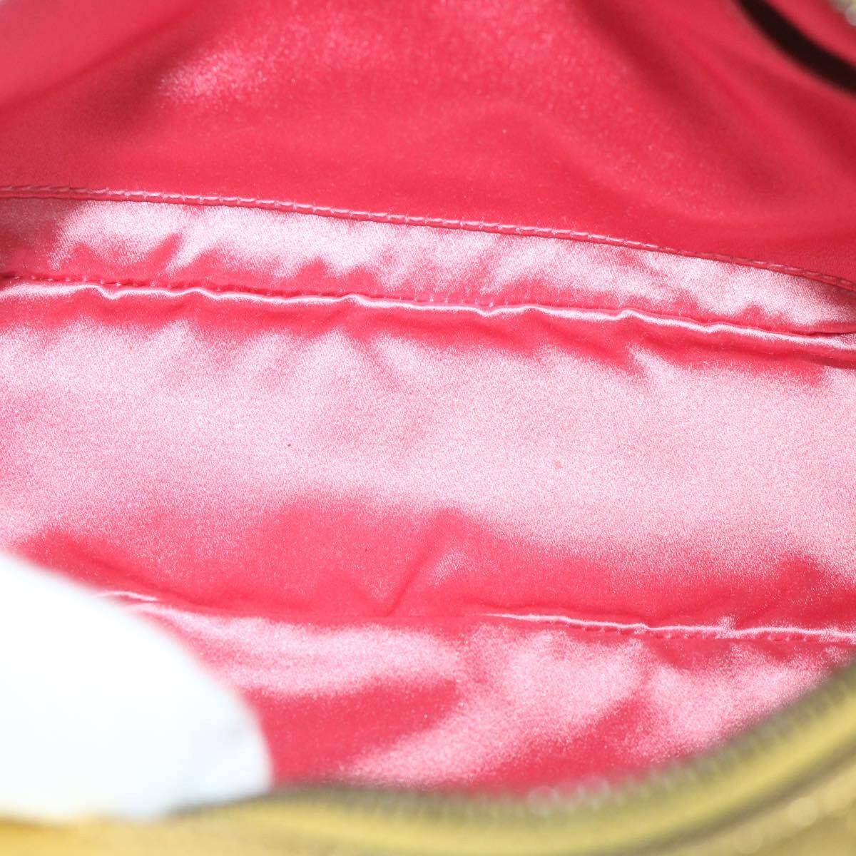 Gucci Gucci Pearly GG Marmont Shoulder Bag Embellished Matelasse Leather Small Goud