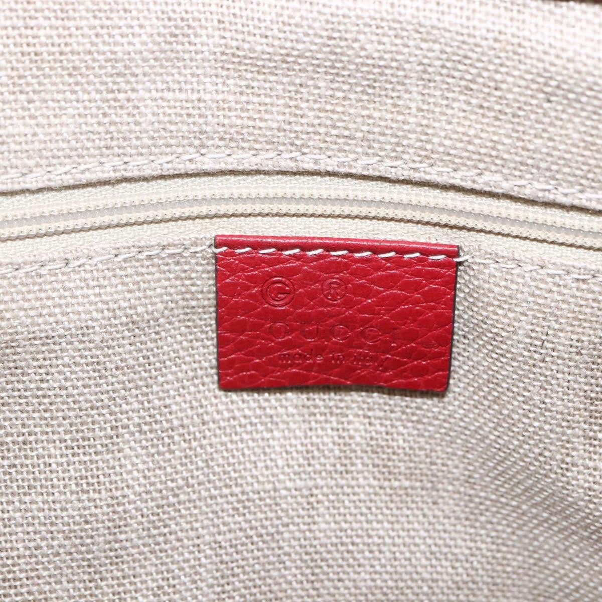 Gucci Gucci Vintage Soho Convertible Satchel Leather Rood