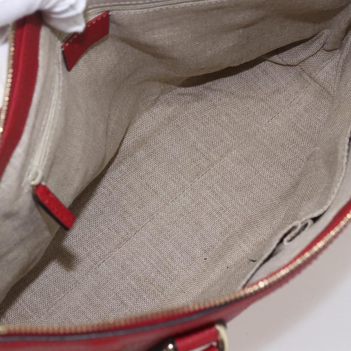 Gucci Gucci Vintage Soho Convertible Satchel Leather Rood