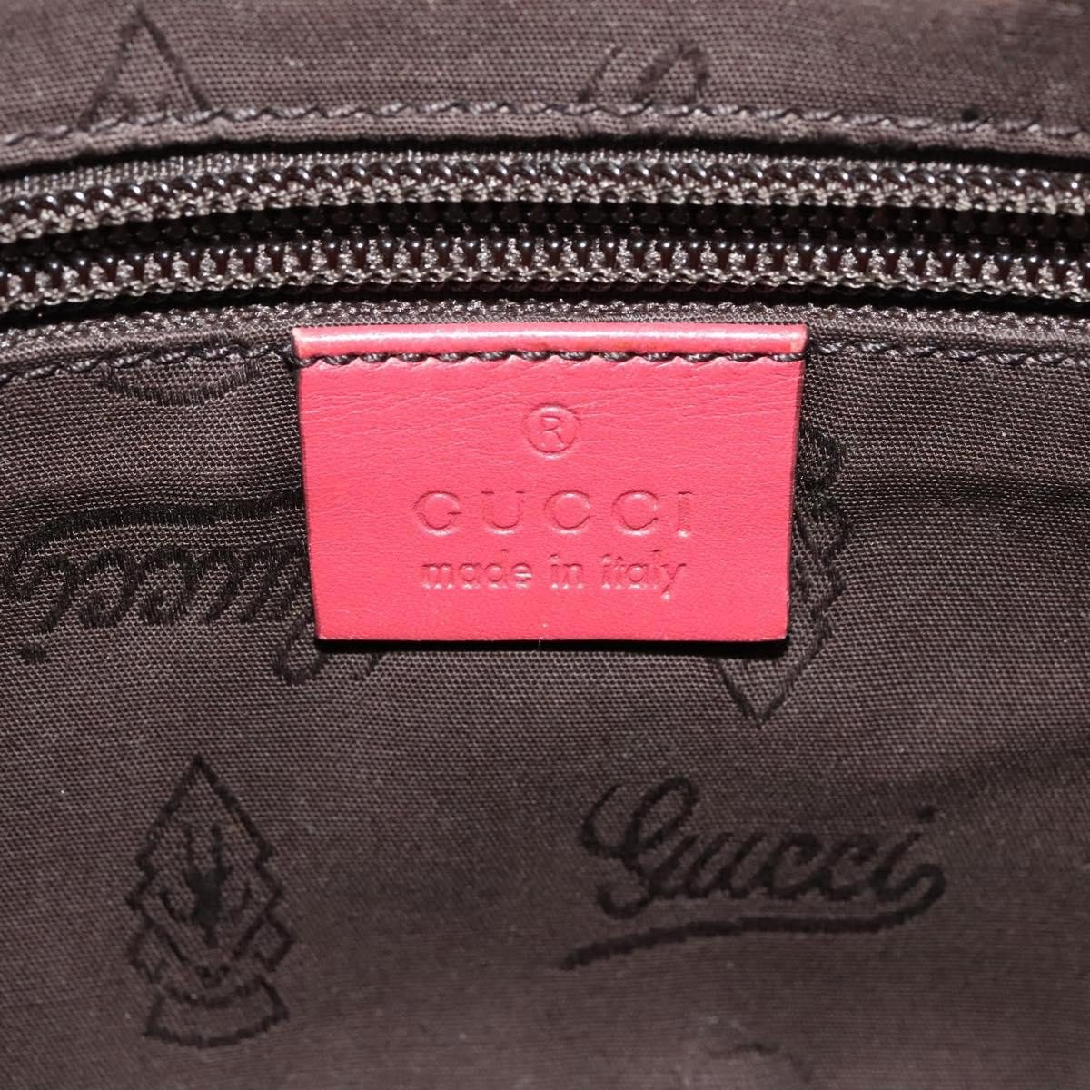 Gucci Gucci Zip Messenger Bag (Outlet) Canvas Rood