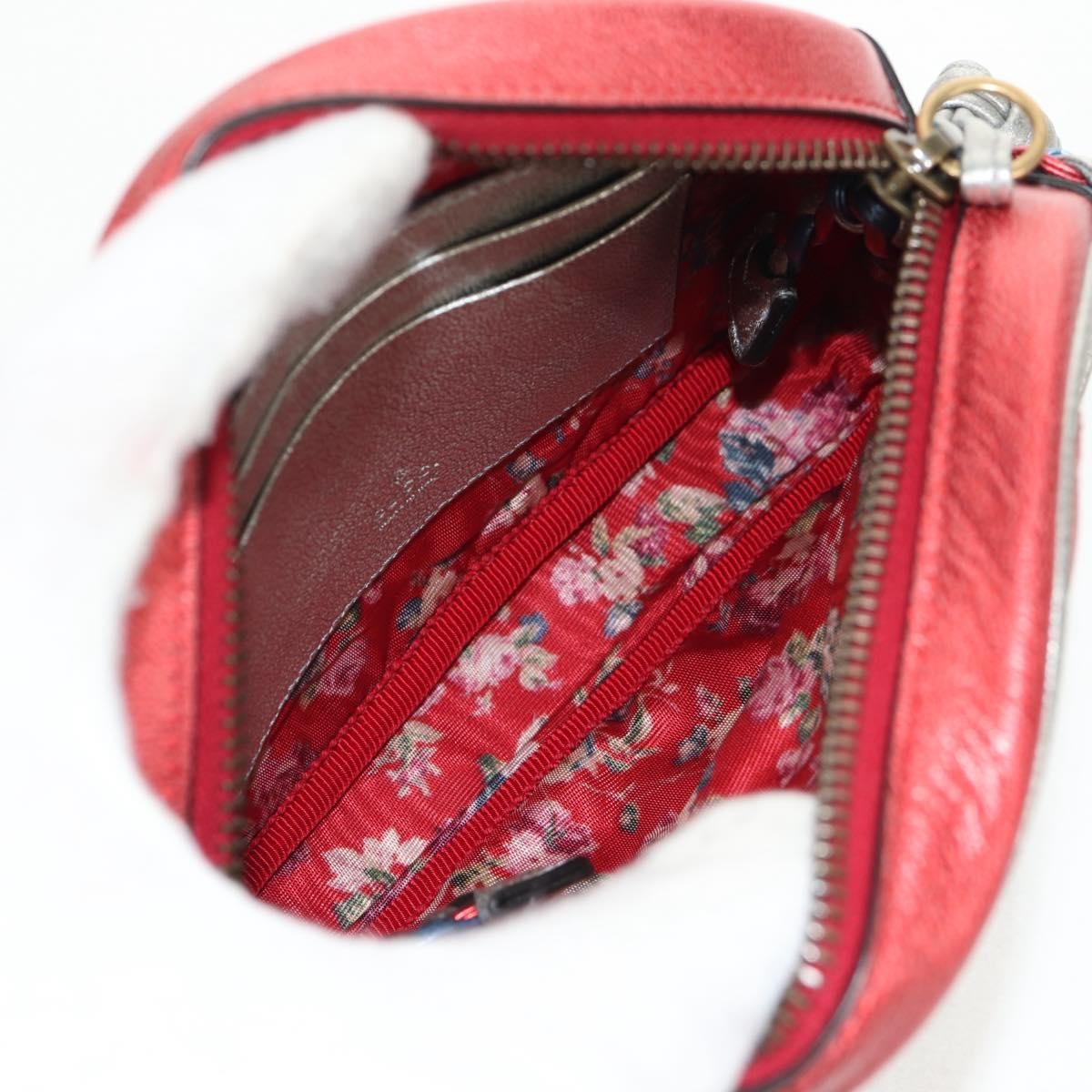 Gucci Gucci Trapuntata Camera Shoulder Bag Lambskin Blauw