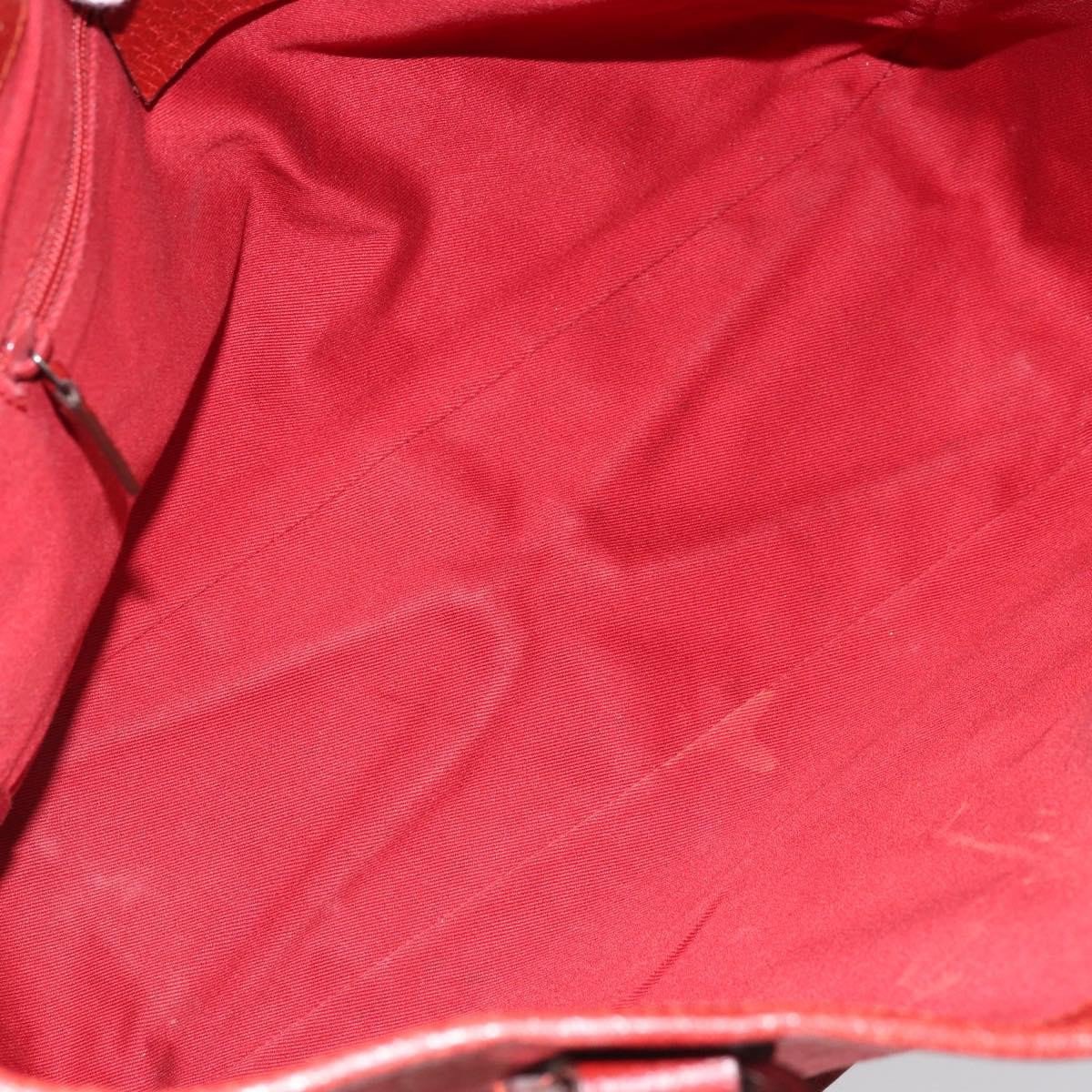 Gucci Vintage Open Tote GG Canvas Medium Rood