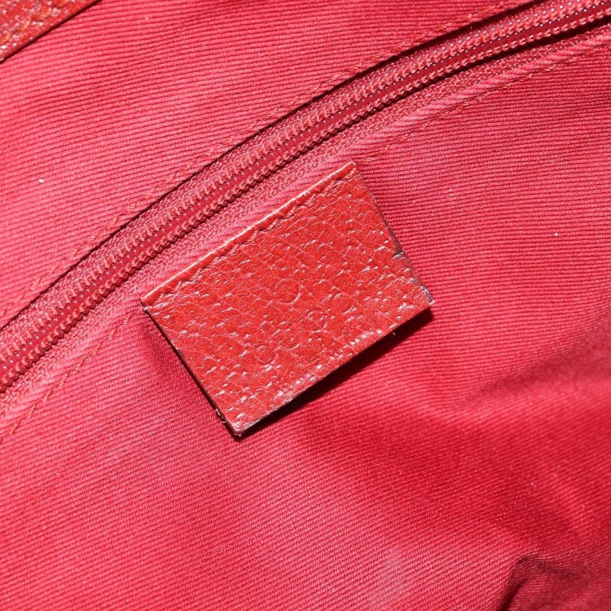 Gucci Vintage Open Tote GG Canvas Medium Rood