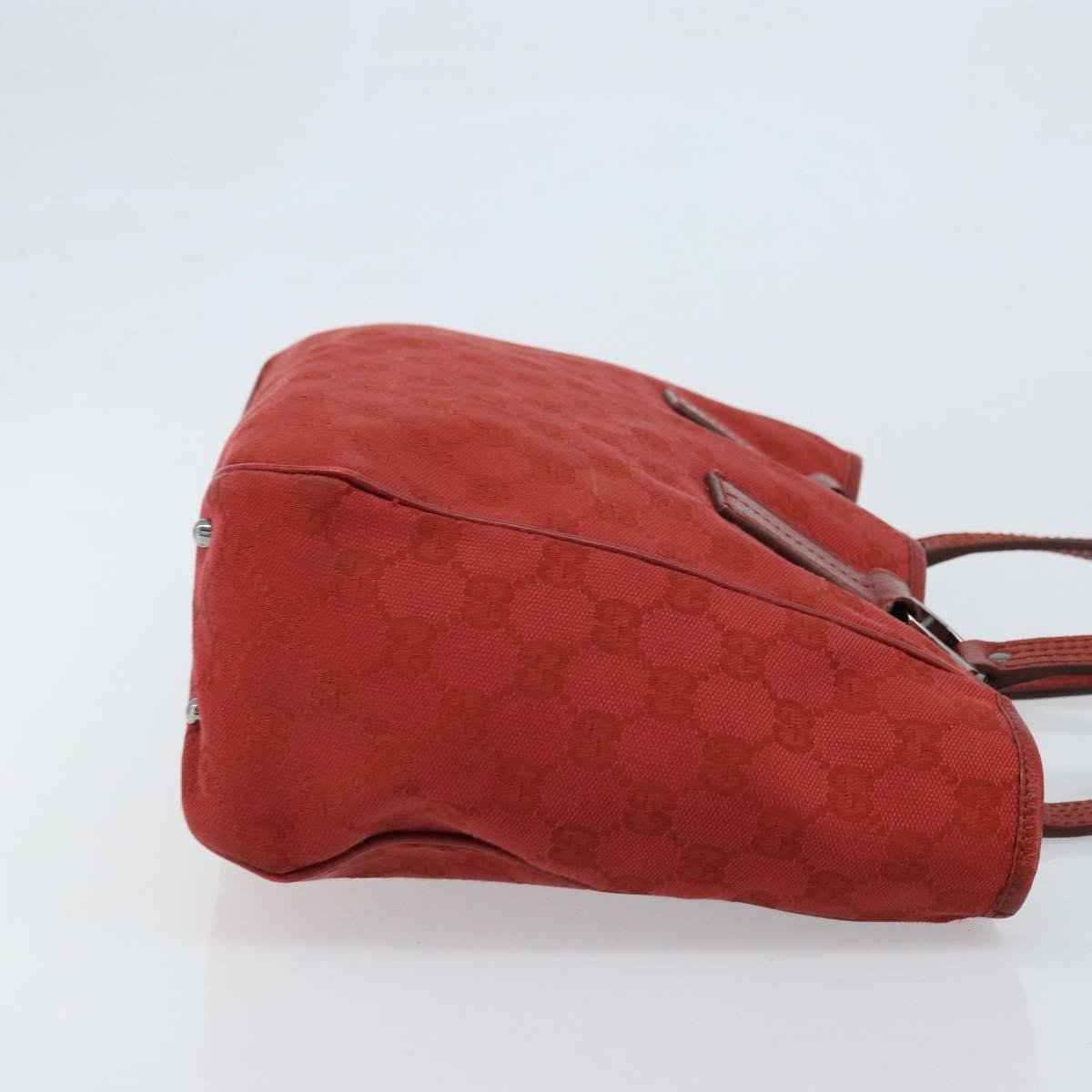 Gucci Vintage Open Tote GG Canvas Medium Rood