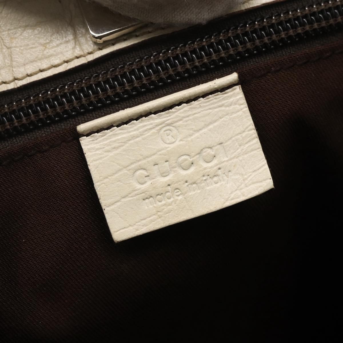 Gucci Gucci Joy Tote GG Coated Canvas with Leather Medium Bruin