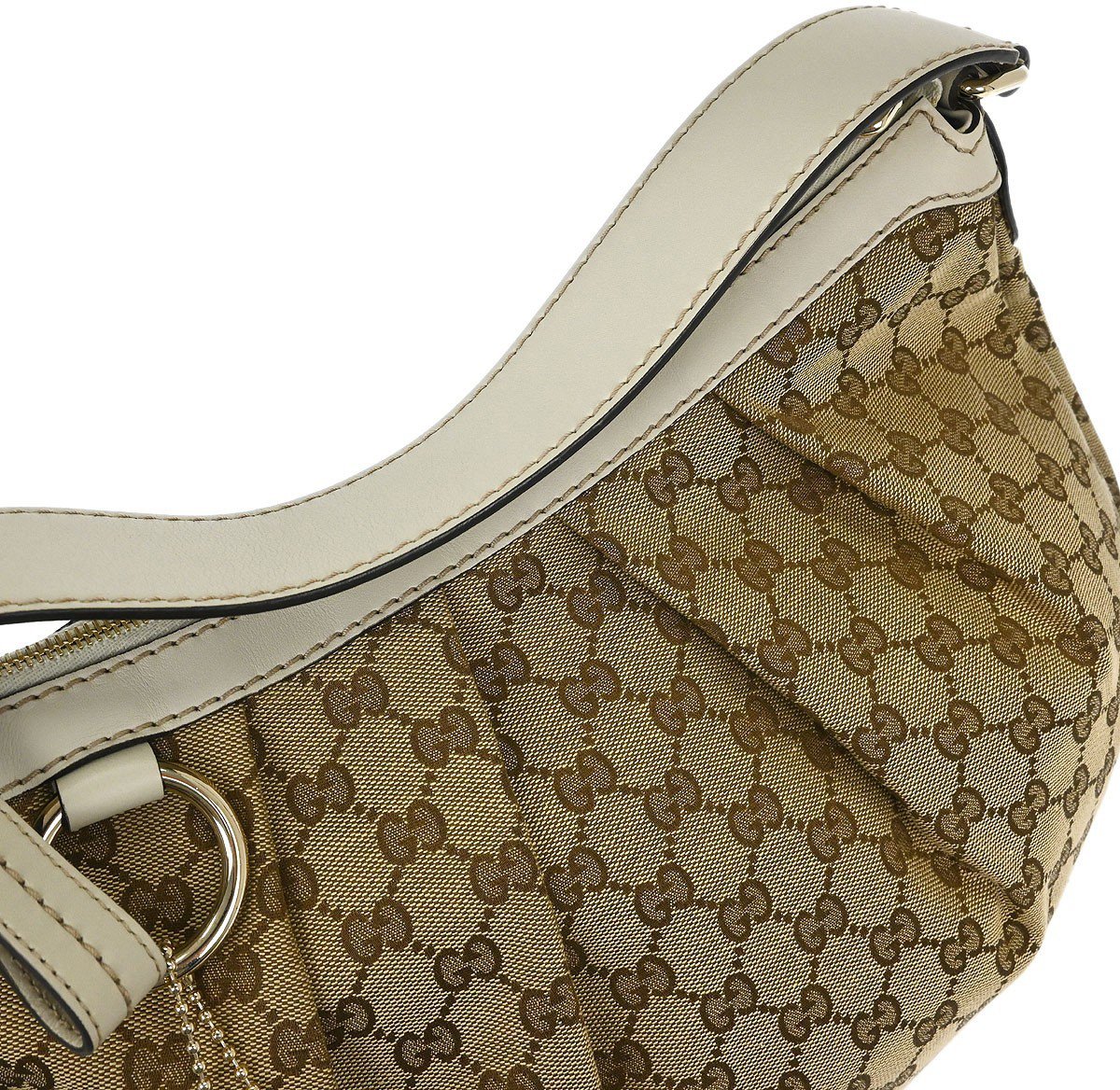 Gucci Gucci Sukey Hobo GG Canvas with Leather Medium Beige
