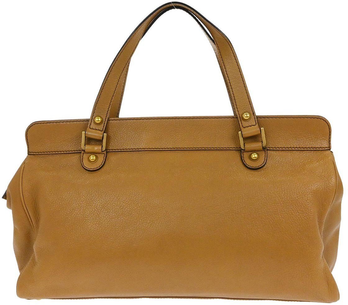 Gucci Gucci Blondie Satchel Leather Bruin