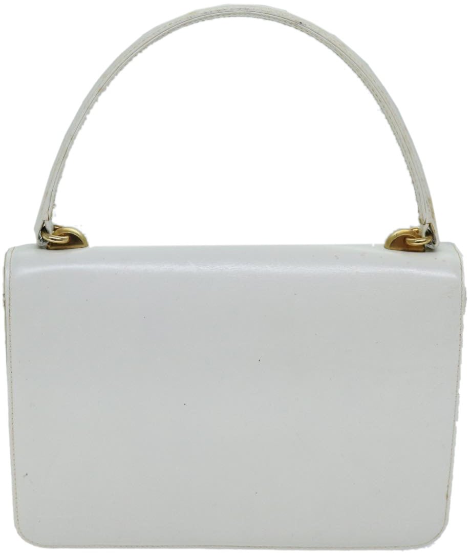 Gucci 1973 Flap Top Handle Leather Medium Wit