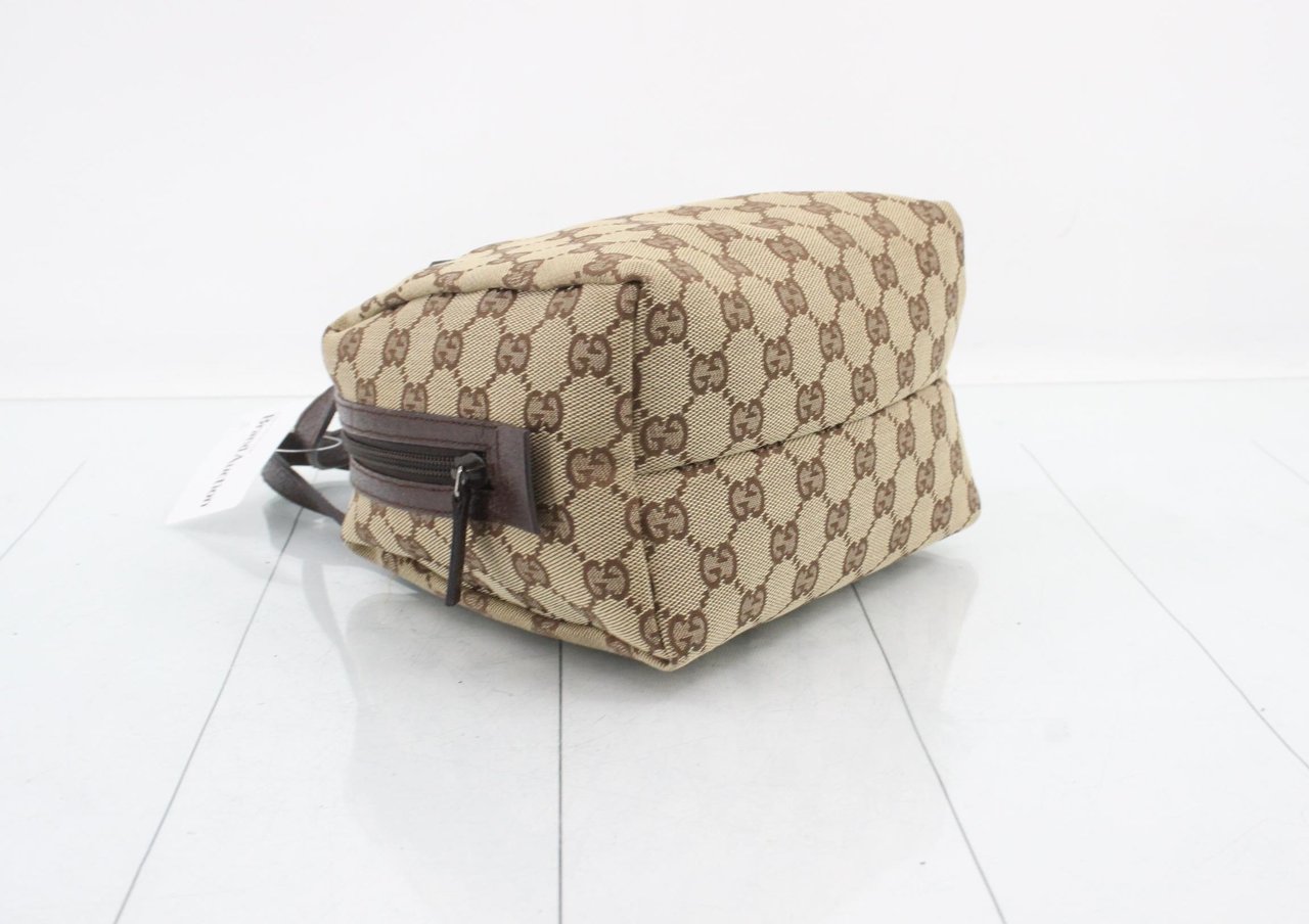 Gucci Zip Around Bowling GG Canvas Small Bruin
