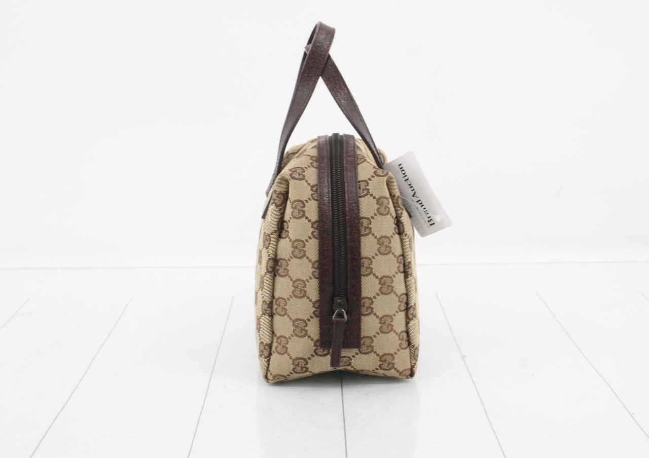 Gucci Zip Around Bowling GG Canvas Small Bruin