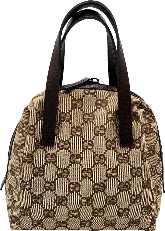 Gucci Zip Around Bowling GG Canvas Small Bruin