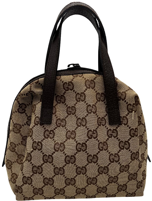 Gucci Zip Around Bowling GG Canvas Small Bruin