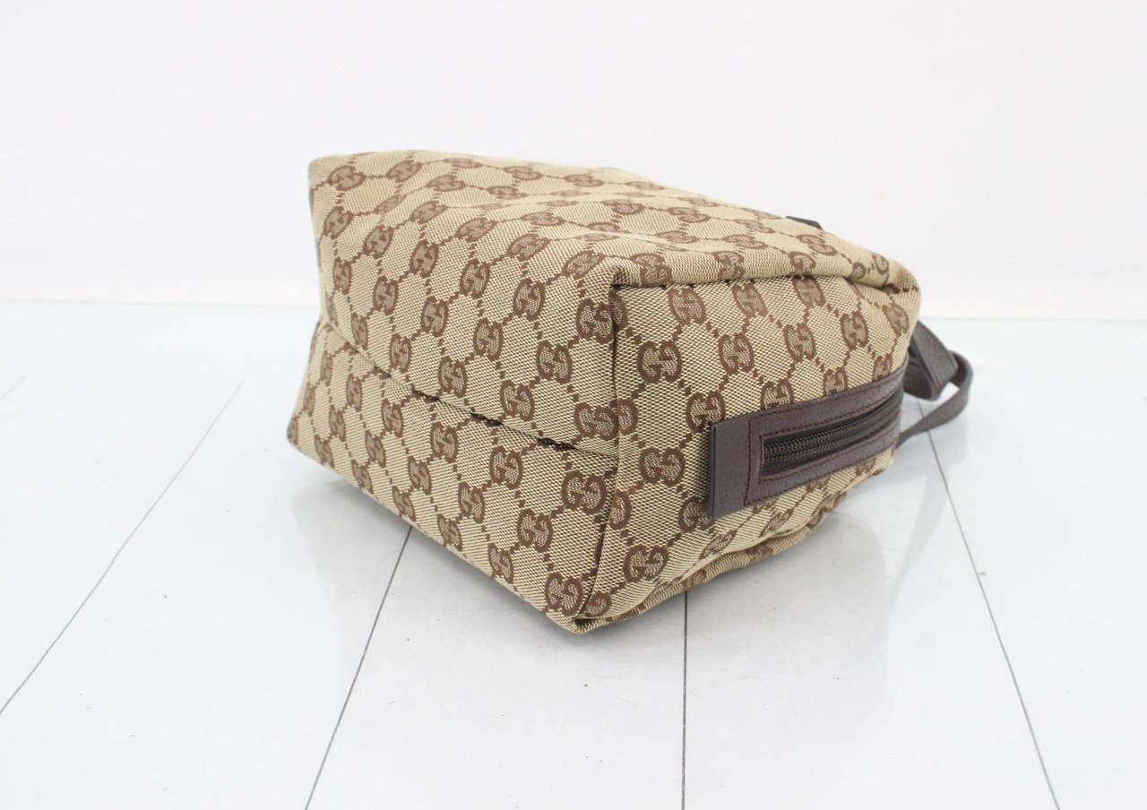 Gucci Zip Around Bowling GG Canvas Small Bruin