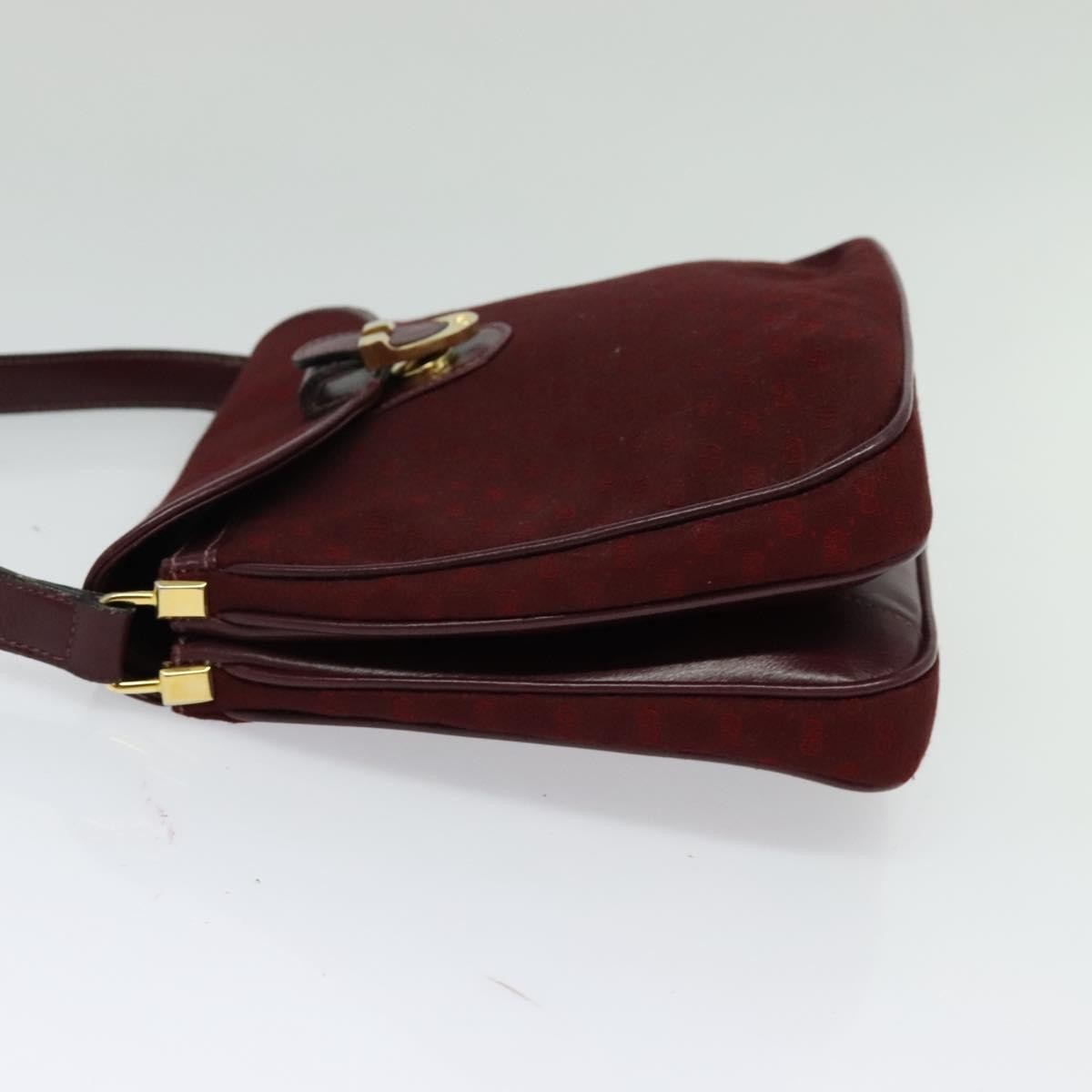 Gucci Gucci Micro GG Canvas Shoulder Bag Canvas Rood