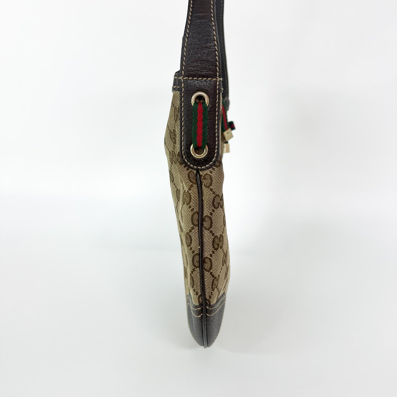 Gucci Gucci Hobo GG Canvas Large Bruin