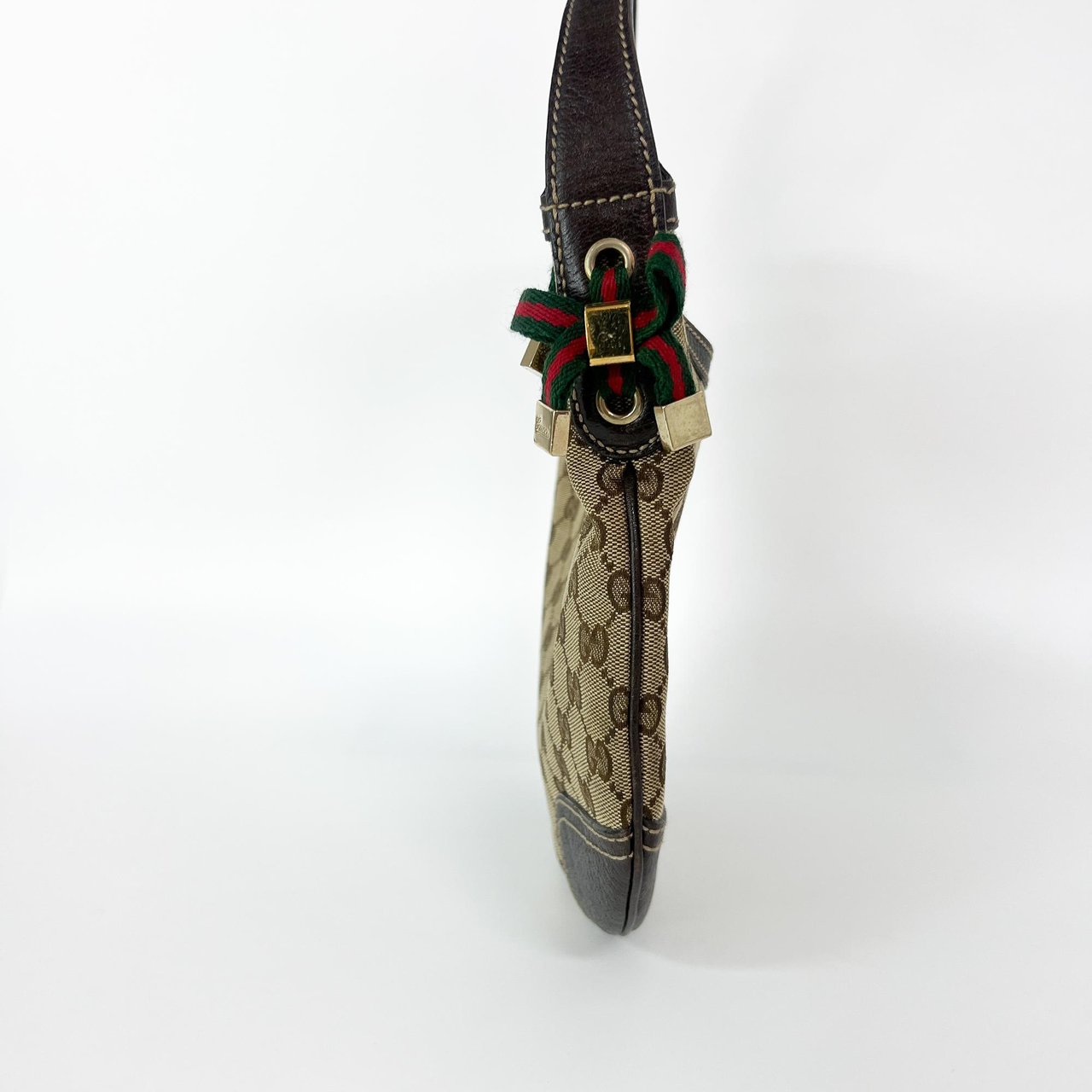 Gucci Gucci Hobo GG Canvas Large Bruin