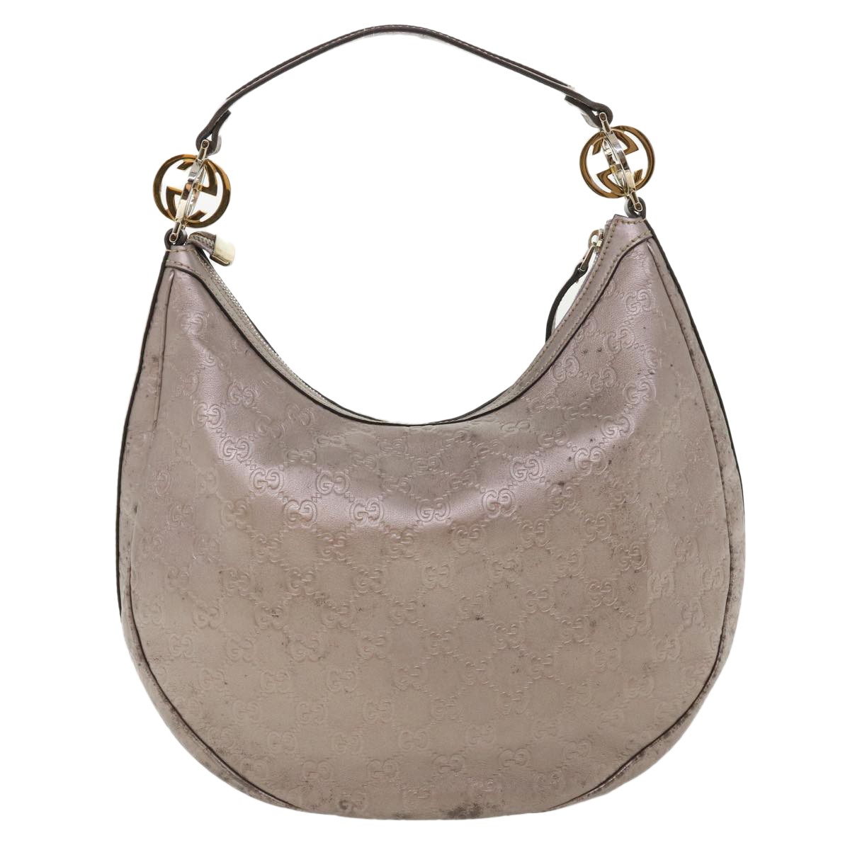 Gucci Gucci Hobo Guccissima Leather Paars