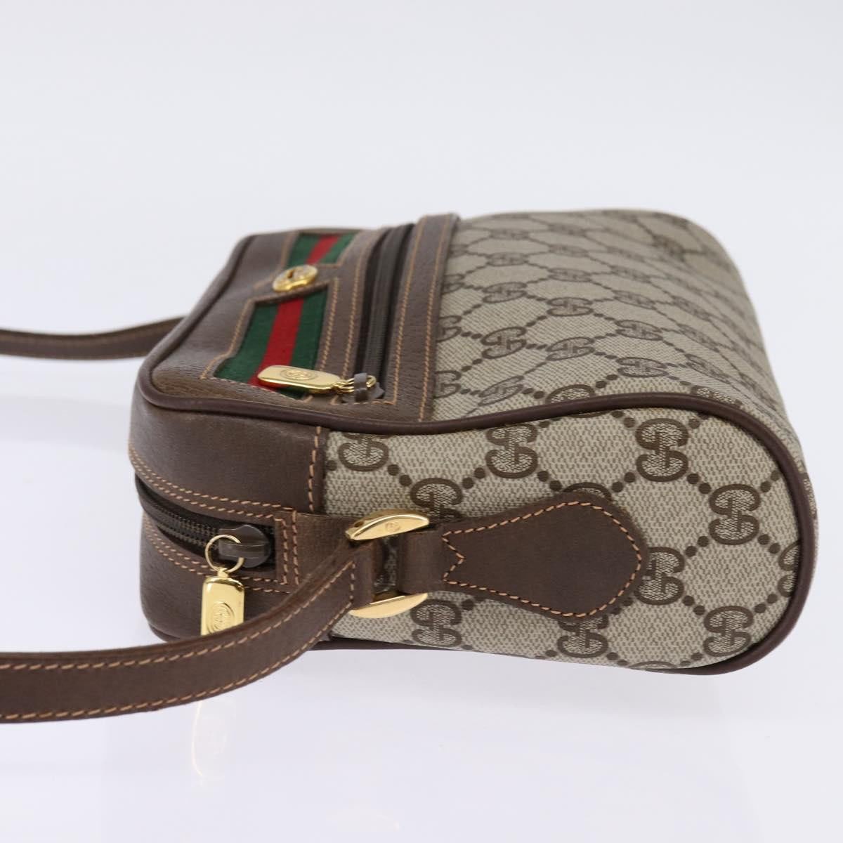 Gucci Gucci Ophidia Shoulder Bag GG Canvas Mini Beige