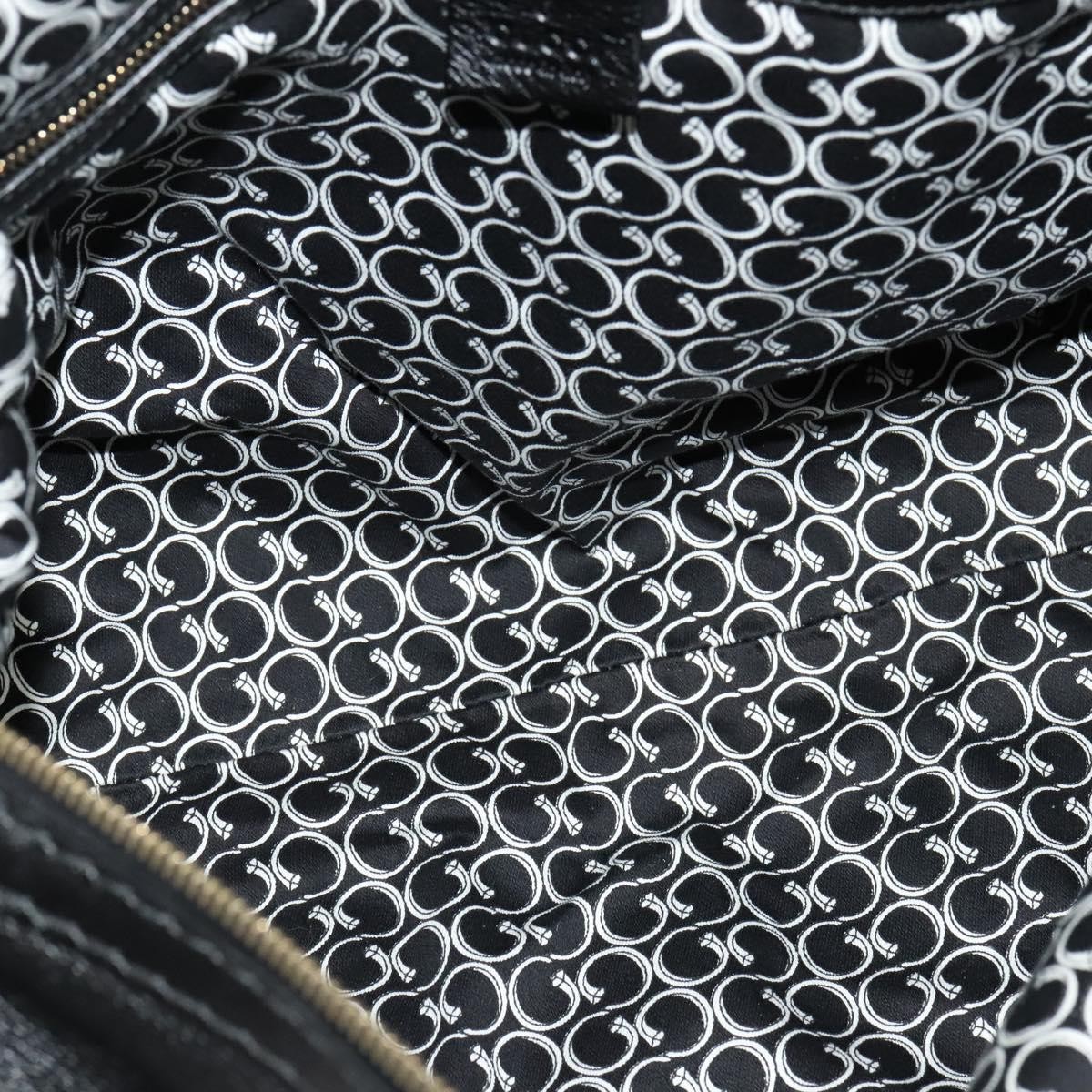 Gucci Gucci Nail Boston Bag Leather Large Zwart