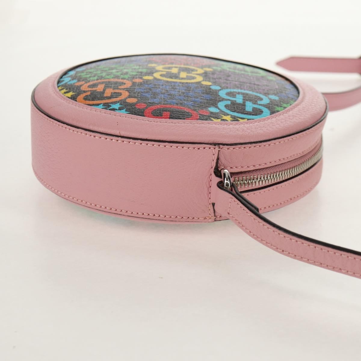 Gucci Round Shoulder Bag Psychedelic Print GG Coated Canvas Divers