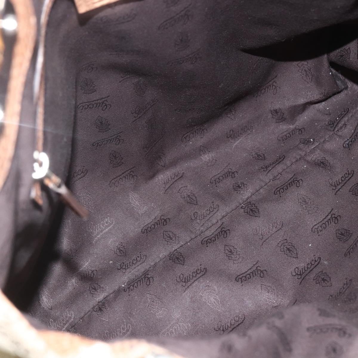 Gucci Gucci Bamboo Bar Tote GG Canvas Large Beige