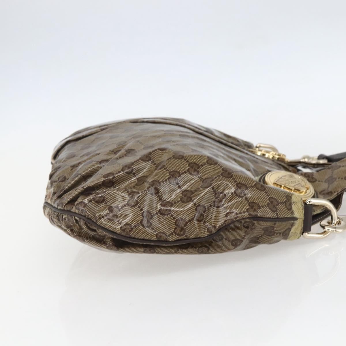 Gucci Gucci Hysteria Convertible Top Handle Bag GG Coated Canvas Large Beige