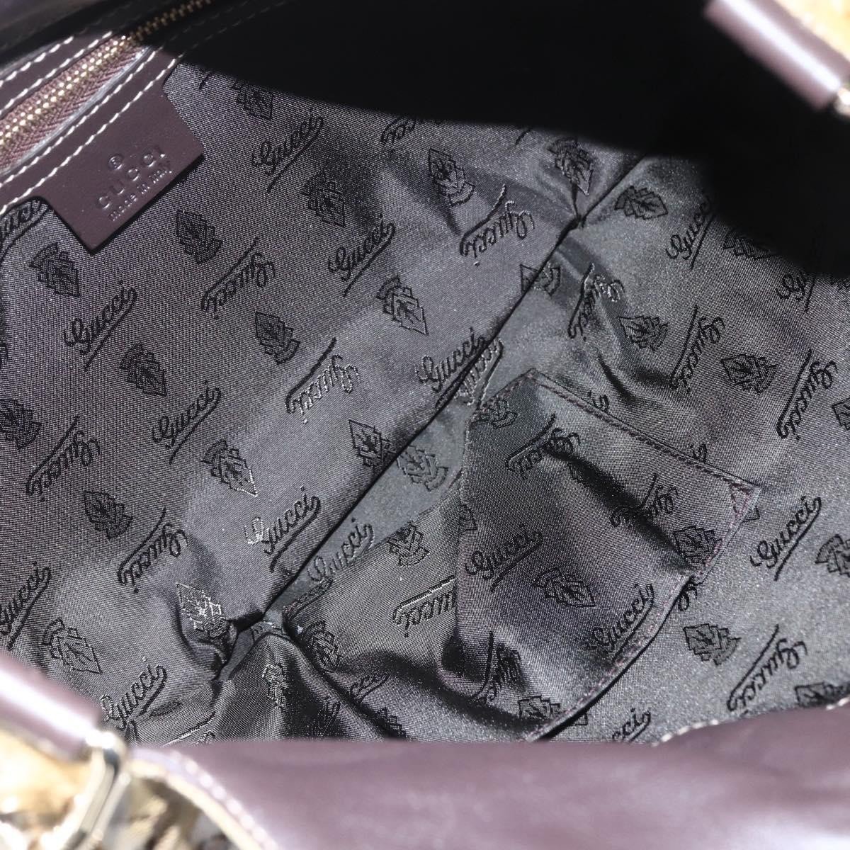 Gucci Gucci Hysteria Convertible Top Handle Bag GG Coated Canvas Large Beige