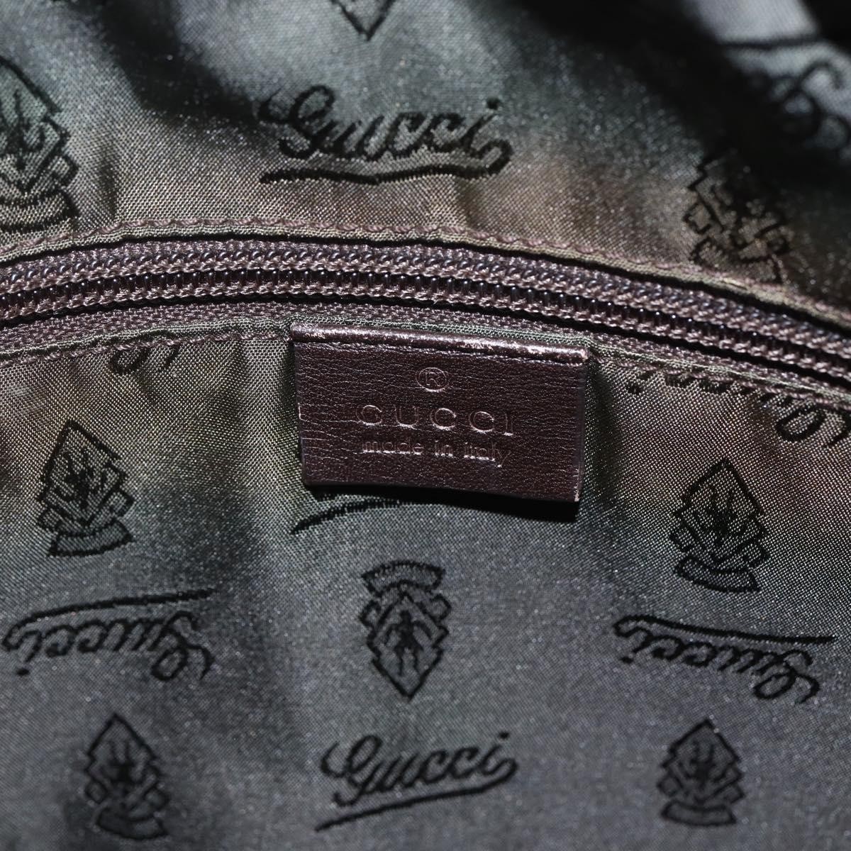 Gucci Gucci Front Zip Messenger Guccissima Leather Medium Bruin