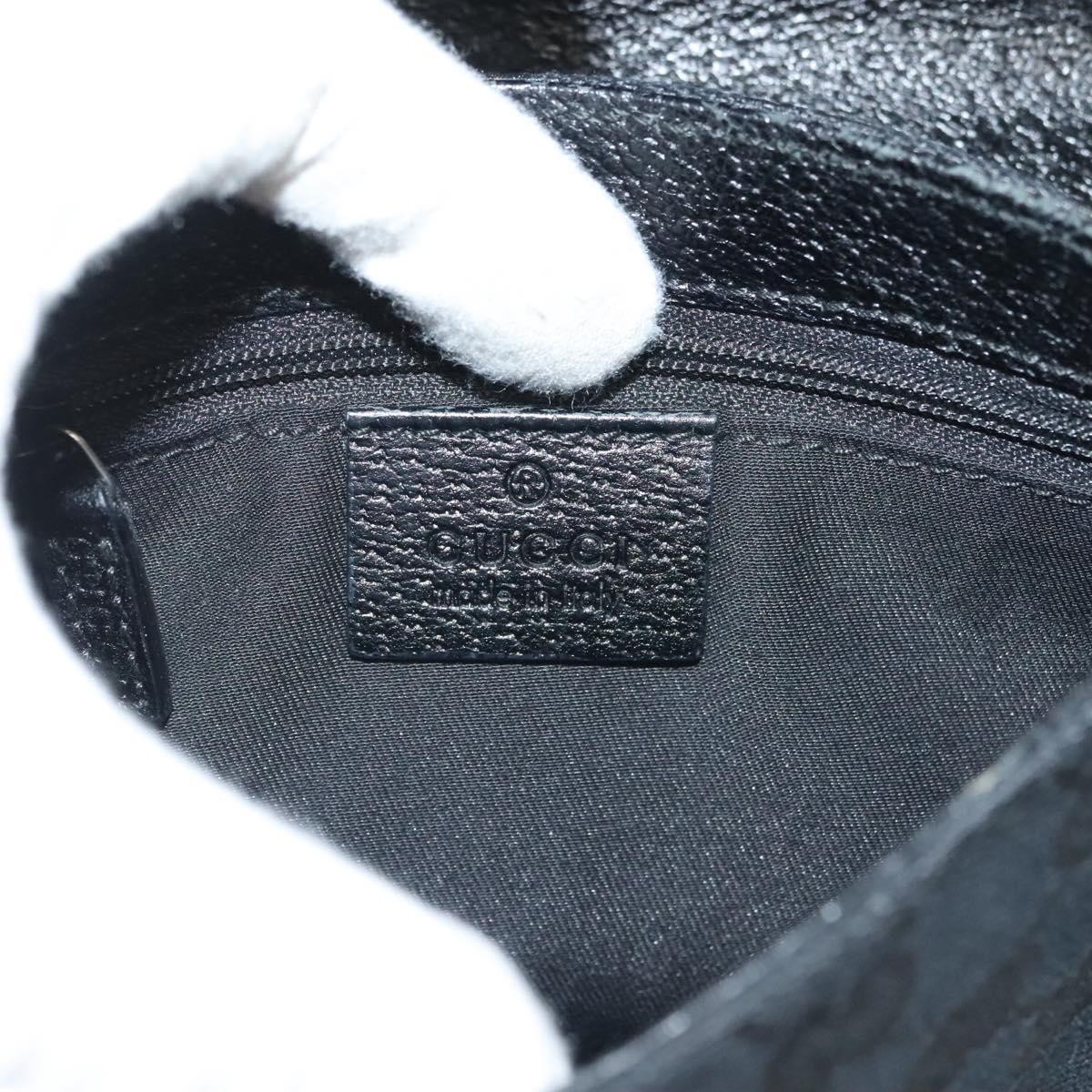 Gucci Gucci Buckle Belt Bag GG Canvas Mini Zwart