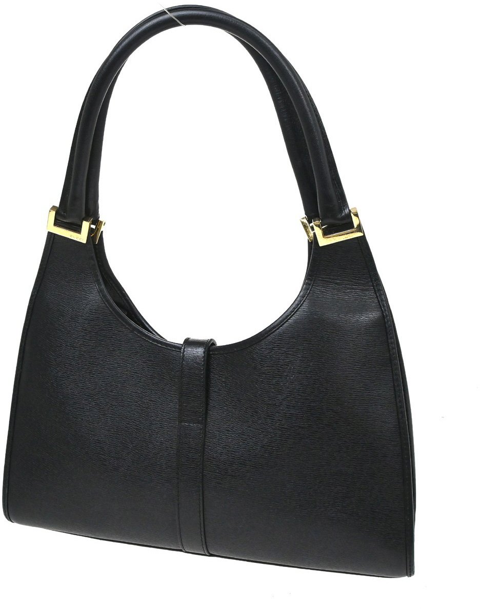 Gucci Vintage Jackie Leather Zwart