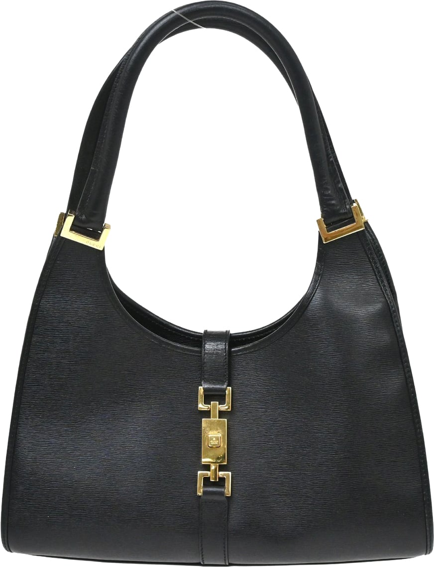 Gucci Vintage Jackie Leather Zwart
