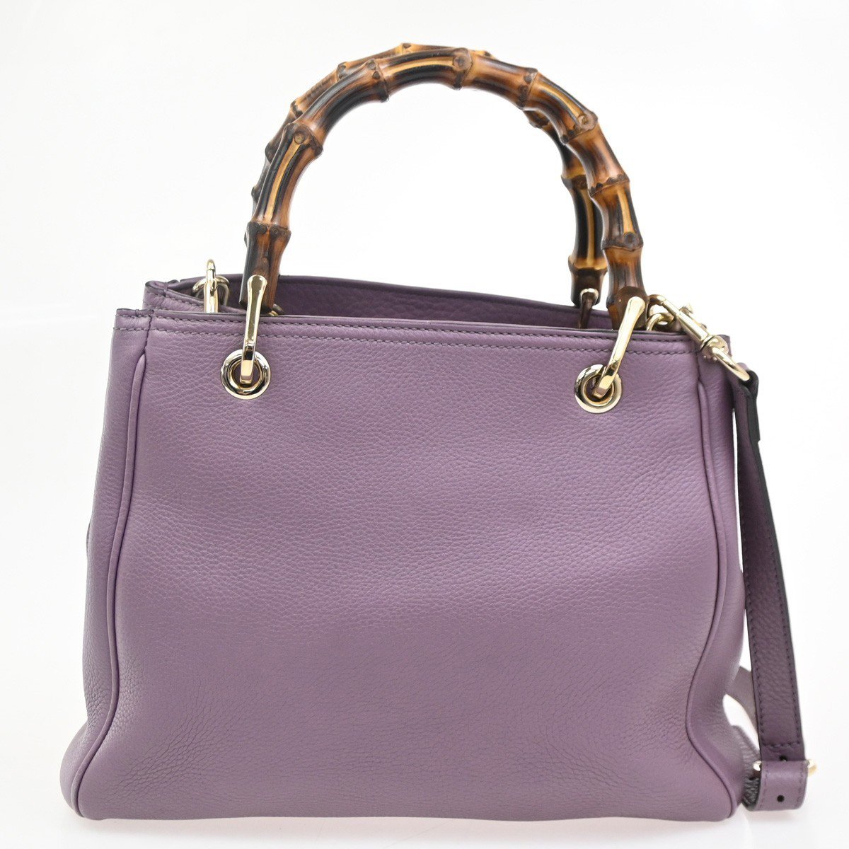 Gucci Gucci Bamboo Shopper Tote Leather Small Roze