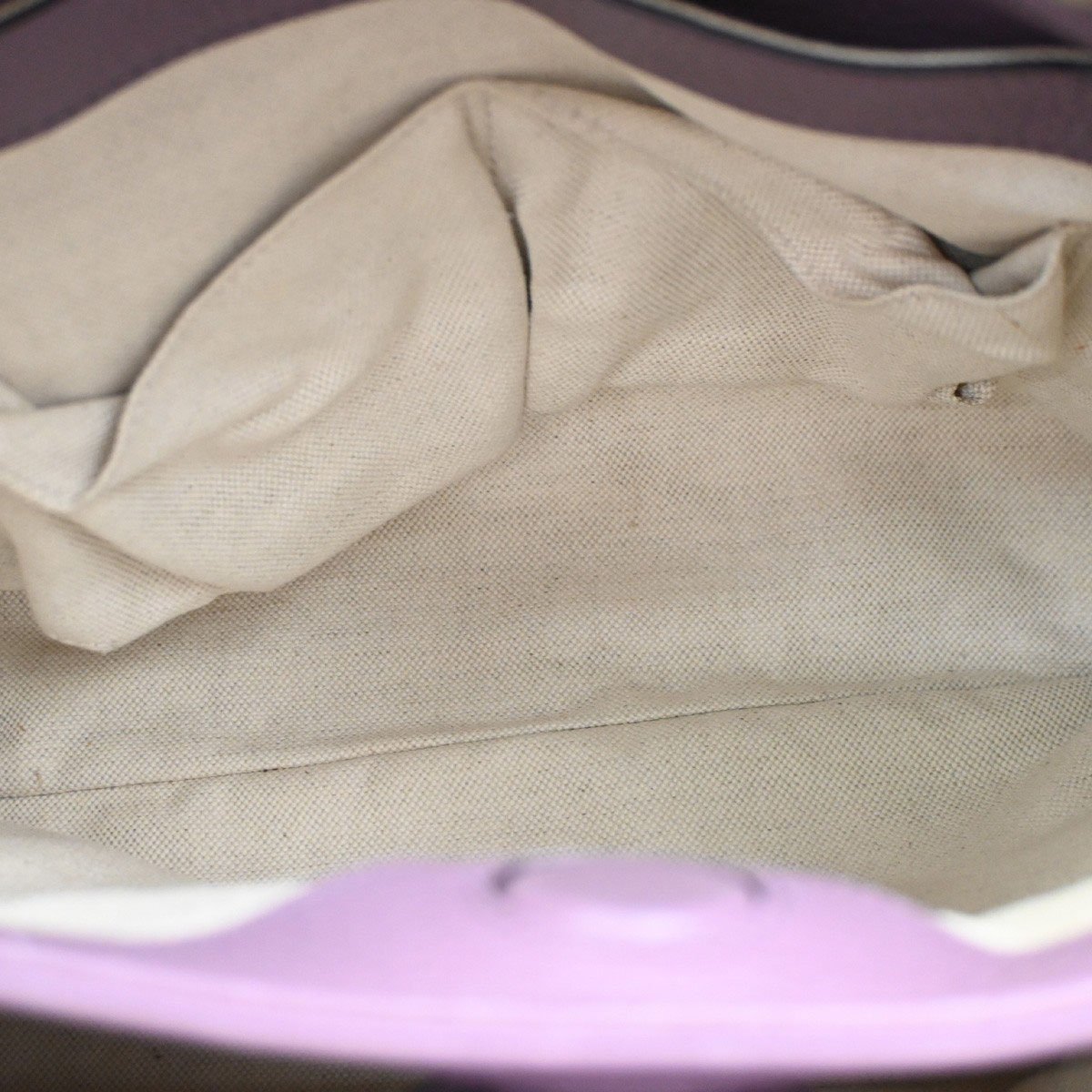 Gucci Gucci Bamboo Shopper Tote Leather Small Paars