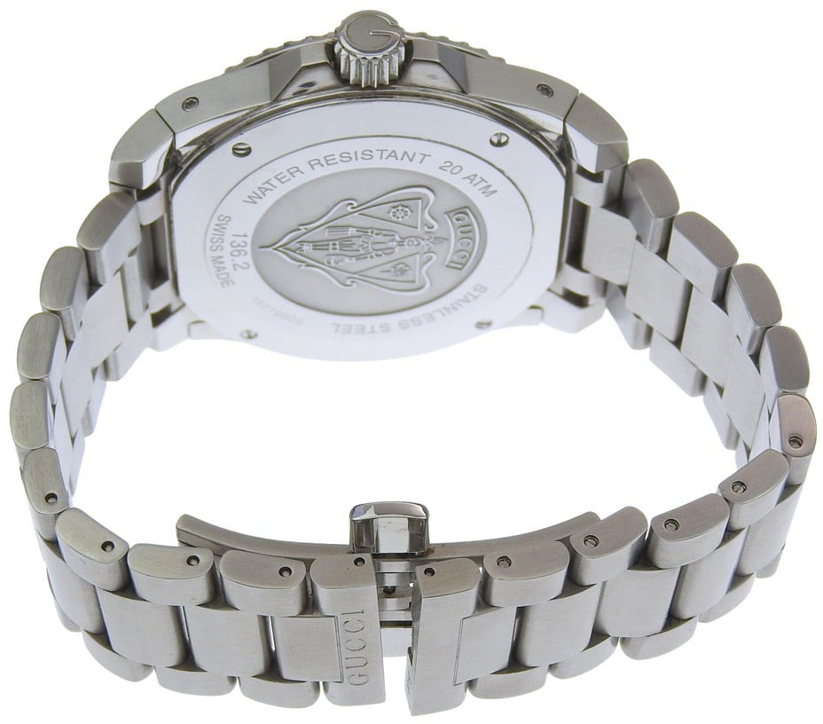 Gucci Dive 200M Quartz Stainless Steel 45 Divers