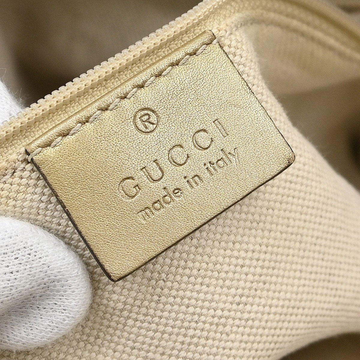 Gucci Sukey Top Handle Tote GG Canvas Medium Beige