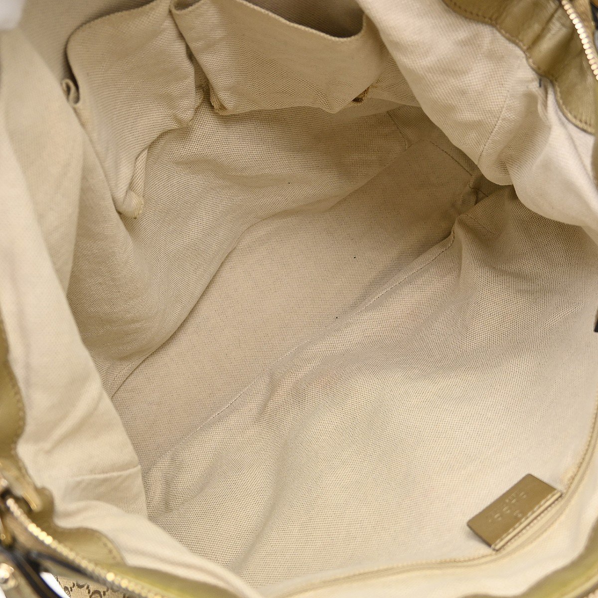 Gucci Sukey Top Handle Tote GG Canvas Medium Beige