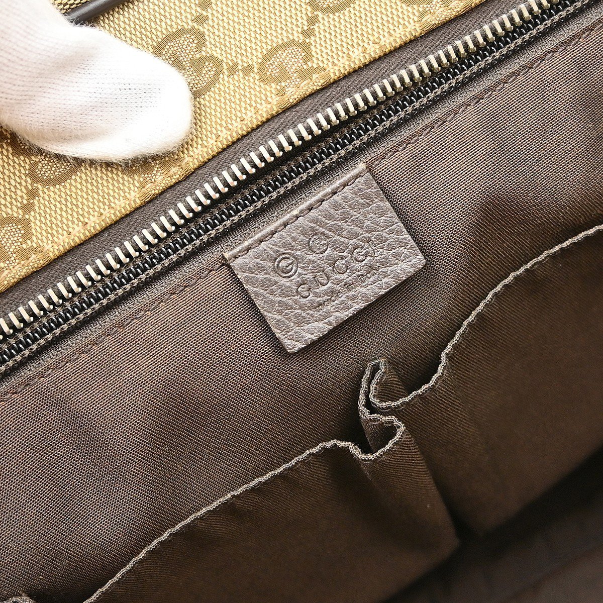 Gucci Convertible Boston Carry On Duffle GG Canvas Medium Beige