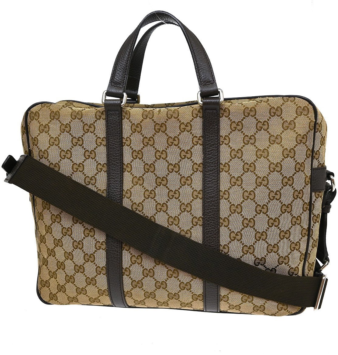 Gucci Convertible Boston Carry On Duffle GG Canvas Medium Beige